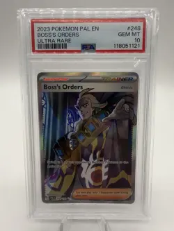 Pokemon Paldea Evolved Boss's Orders 248 PSA 10 - Image 1