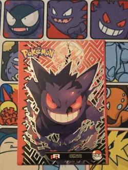 Misprint Gengar #94 Pokemon Holo Shift Team Rocket Silver Topps Peru Error - Image 1