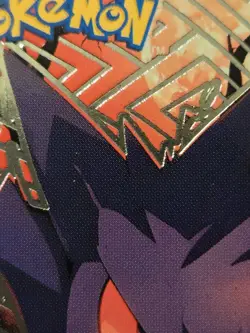 Misprint Gengar #94 Pokemon Holo Shift Team Rocket Silver Topps Peru Error - Image 3