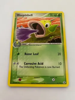 Weepinbell 51/112 Pokemon FireRed & LeafGreen 2004 Non Holo NM/MINT Box-S3 - Image 1