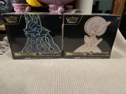 Pokemon TCG Mega Evolution Pokemon Center Elite Trainer Box ETB Set Of 2 - Image 1