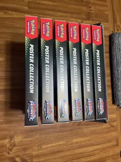 Pokemon TCG Prismatic Evolutions Poster Collection Box Lot of 6 Boxes w/ Display - Image 2