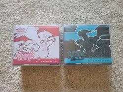 Pokemon Center Exclusive Black Bolt and White Flare ETB Set of 2 (IN HAND) - Image 1
