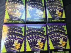 Pokemon Trick or Trade Booster Pack Set - 15 Packs 2025 Lot Of 6 - Image 3