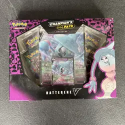 Pokemon TCG Champions Path Collection HATTERENCE V Factory Sealed Booster Packs - Image 1
