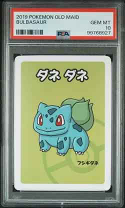 2019 POKEMON OLD MAID BULBASAUR PSA 10 - Image 1