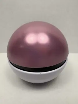 Pokemon Pokeball Love Ball Tin EMPTY Prop Display Pink Container (NO PACKS)Dents - Image 3