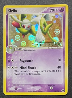 Kirlia - 33/106 - Emerald - Stamped Reverse Holo - Pokemon TCG LP - Image 1