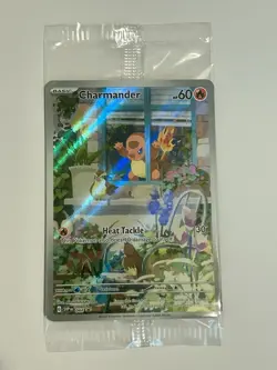 Charmander 044 SVP Obsidian Flames ETB Promo Rare Holo Pokemon TCG NM/M SEALED - Image 1