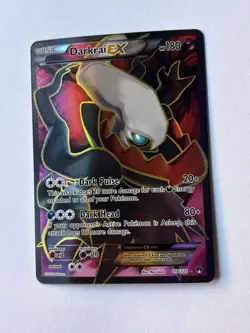 Pokemon Darkrai EX TCG Full Art Ultra Rare Holo Card 118/122 XY Breakpoint - Image 1