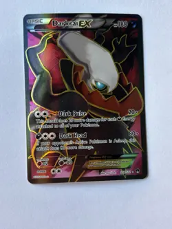 Pokemon Darkrai EX TCG Full Art Ultra Rare Holo Card 118/122 XY Breakpoint - Image 3