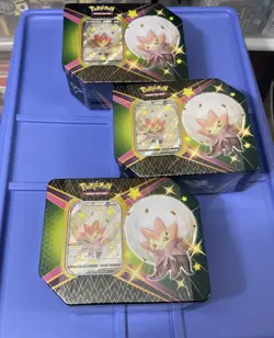 Pokemon Trading Card Game: Shining Fates Eldegoss Tin NEW Factory Sealed 6 packs 820650809507 - Image 1