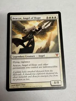 Avacyn, Angel of Hope Avacyn Restored Mythic Card, MTG Magic the Gathering - Image 2