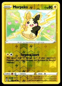 Morpeko Reverse Holo Pokemon Fusion Strike TCG Card 109/264 - Image 1
