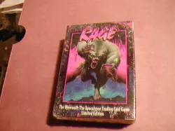 1995 RAGE DECK THE WEREWOLF : THE APOCALYPSE TRADING CARD GAME LIMITED ED. B - Image 1