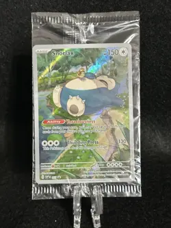 Snorlax 051 SEALED PROMO Scarlet & Violet 151 NM Black Star Pokemon Card - Image 1