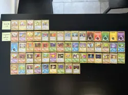 1st Gen Vintage WOTC Pokemon 59 Card Lot: 5 Rares - READ DESCRIPTION - Image 1