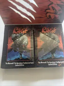 1995 RAGE THE WEREWOLF CARD GAME LIMITED DOUBLE STARTER SET PACK Rare - Image 5