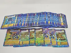 Lot Of Digimon Trading Card Game Cards Vtg 1999 Heavy Played Foils - Image 1