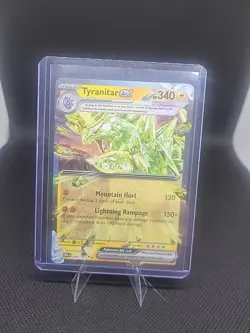 Pokemon TCG Tyranitar EX Sv03: Obsidian Flames Holo Double Rare Card 066/197 - Image 1