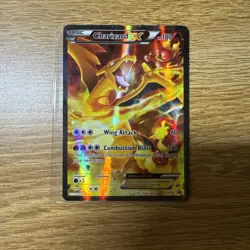 Pokemon TCG Charizard EX XY121 Black Star Promo Full Art Holo Card 2016 - Image 1
