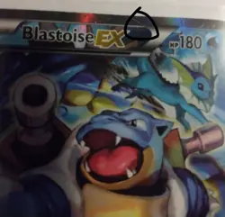 Blastoise EX XY122 Full Art Holo Promo Pokemon Card LP/MP Loose - Image 2