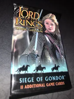 LORD OF THE RINGS CCG SIEGE OF GONDOR SEALED BOOSTER PACK X 1 11 CARDS LOTR - Image 1