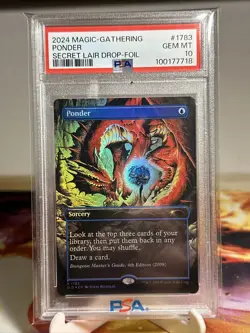 Ponder (1783) (Rainbow Foil) Secret Lair Drop Series Foil - MTG - PSA 10 - Image 1