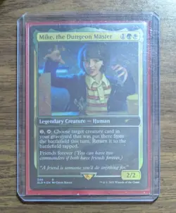 MTG Mike, the Dungeon Master Foil from Secret Lair Drop NM - Image 2