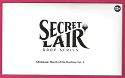 MTG Secret Lair Showcase: March of the Machine Vol. 3 [SEALED HALO FOIL] Magic - Image 1