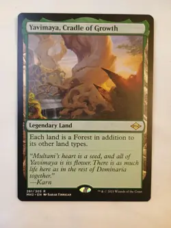 Mtg MH2 Modern Horizons 2 Yavimaya, Cradle of Growth NM - Image 1