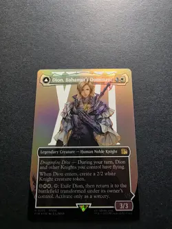 MTG Dion, Bahamut's Dominant (Borderless, Foil), R 0376, FFXVI - Image 1