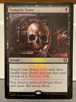 Vampiric Tutor - Foil - Commander Legends (Magic/MTG) - NM/VLP - Image 1