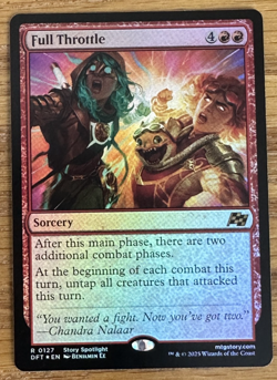 MTG Aetherdrift, Full Throttle - Foil - Image 1