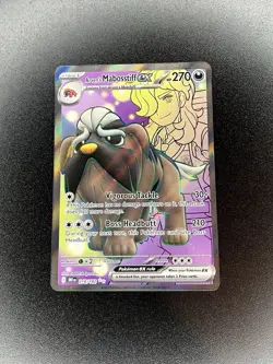 Arven's Mabosstiff ex 218/182 Sv10: Destined Rivals Holo Ultra Rare Pokemon NM - Image 1