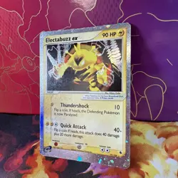 Pokemon TCG Electabuzz EX Ruby and Sapphire Holo Ultra Rare - Image 2