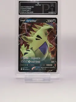 Pokemon / Pokemon Tyranitar V 158/264 Fusion Strike - SWSH Fusion Strike - Image 1