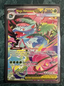 Pokemon Mega Evolutions Mega Venusaur EX Special Illustration Rare SIR NM - MINT - Image 1