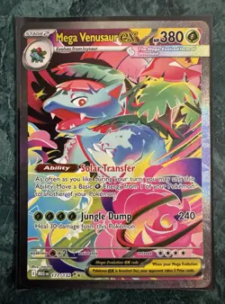 Pokemon Mega Evolutions Mega Venusaur EX Special Illustration Rare SIR NM - MINT - Image 2