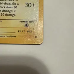 ___'s Pikachu Birthday 24/53 Celebrations Classic Collection NM Holofoil Pokemon - Image 5