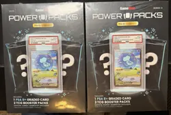 Gamestop Pokemon Power Pack Series 3- 2 Packs & 1 PSA Slab. Lot Of 2 - Image 1