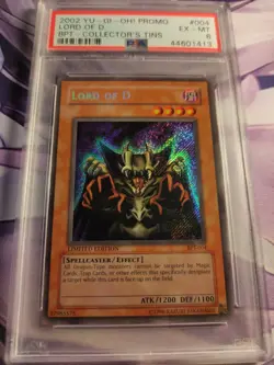YuGiOh! 2002 Lord of D. BPT-004 Secret Rare LIMITED EDITION EX - MT PSA 6 - Image 1