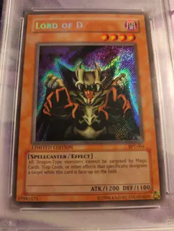 YuGiOh! 2002 Lord of D. BPT-004 Secret Rare LIMITED EDITION EX - MT PSA 6 - Image 2