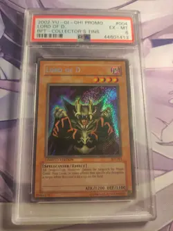 YuGiOh! 2002 Lord of D. BPT-004 Secret Rare LIMITED EDITION EX - MT PSA 6 - Image 3