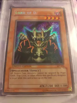 YuGiOh! 2002 Lord of D. BPT-004 Secret Rare LIMITED EDITION EX - MT PSA 6 - Image 4