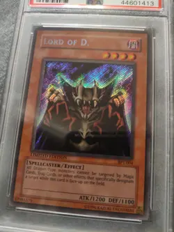 YuGiOh! 2002 Lord of D. BPT-004 Secret Rare LIMITED EDITION EX - MT PSA 6 - Image 5