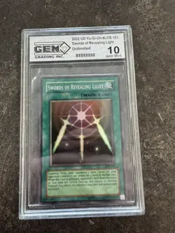2002 Yu-Gi-Oh! Swords Of Revealing Light LOB-101 GEM 10 (1098496) - Image 1