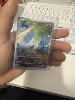 Pokemon TCG Paldea Evolved Heracross Illustration Rare Card 194/193 NM Condition - Image 3