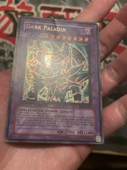 Dark Paladin DMG-001 Limited Edition Yu-Gi-Oh Secret Rare Promo Card DAMAGED - Image 3