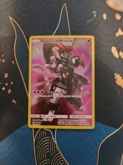 Armored Mewtwo Black Star Promo SM228 Pokemon Trading Card Game - Image 1